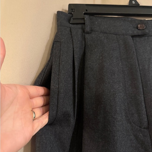 Women’s Gray Wool Embassy Row Pants - Picture 2 of 6